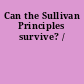 Can the Sullivan Principles survive? /