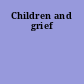 Children and grief