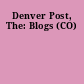Denver Post, The: Blogs (CO)