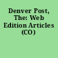 Denver Post, The: Web Edition Articles (CO)