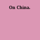 On China.