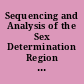Sequencing and Analysis of the Sex Determination Region of <em>Populus trichocarpa</em>