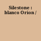 Silestone : blanco Orion /