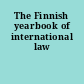 The Finnish yearbook of international law