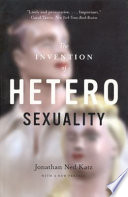 The invention of heterosexuality