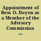 Appointment of Ross O. Doyen as a Member of the Advisory Commission on Intergovernmental Relations