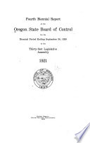 Biennial report of the Oregon State Board of Control.