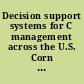 Decision support systems for C management across the U.S. Corn Belt using NASA remote sensing data products ... annual report.