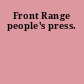 Front Range people's press.