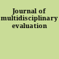 Journal of multidisciplinary evaluation