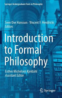 Introduction to formal philosophy /
