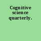 Cognitive science quarterly.