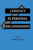 Conflict in personal relationships /