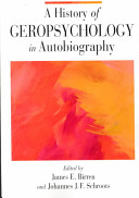 A history of geropsychology in autobiography /