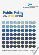 Public policy : why ethics matters /