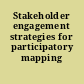 Stakeholder engagement strategies for participatory mapping