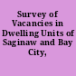 Survey of Vacancies in Dwelling Units of Saginaw and Bay City, Michigan.