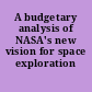 A budgetary analysis of NASA's new vision for space exploration