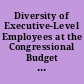 Diversity of Executive-Level Employees at the  Congressional Budget Office CBO Testimony.