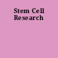 Stem Cell Research