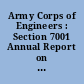 Army Corps of Engineers : Section 7001 Annual Report on Future Studies and Projects, CRS Insight.