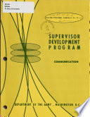 Supervisor development program : communication.