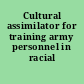 Cultural assimilator for training army personnel in racial understanding
