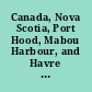 Canada, Nova Scotia, Port Hood, Mabou Harbour, and Havre Boucher /