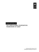 Evaluation of the third global cooperation framework of UNDP /