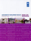 Assessment of development results. evaluation of UNDP contribution.