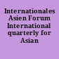 Internationales Asien Forum International quarterly for Asian studies.