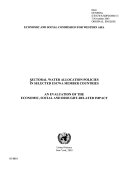 Sectoral water allocation policies in selected ESCWA member countries : an evaluation of the economic, social and drought-related impact /