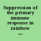 Suppression of the primary immune response in rainbow trout, Salmo gairdneri, sublethally irradiated during embryogenesis