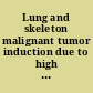 Lung and skeleton malignant tumor induction due to high let emitters