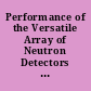 Performance of the Versatile Array of Neutron Detectors at Low Energy (VANDLE)