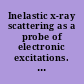 Inelastic x-ray scattering as a probe of electronic excitations. Solid and liquid metals