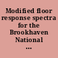 Modified floor response spectra for the Brookhaven National Laboratory High Flux Beam Reactor (HFBR)