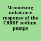 Minimizing unbalance response of the CRBRP sodium pumps