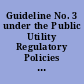 Guideline No. 3 under the Public Utility Regulatory Policies Act of 1978 automatic adjustment clauses standard.