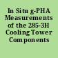 In Situ g-PHA Measurements of the 285-3H Cooling Tower Components