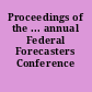 Proceedings of the ... annual Federal Forecasters Conference /