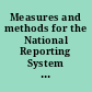 Measures and methods for the National Reporting System for adult education implementation guidelines.