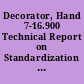 Decorator, Hand 7-16.900 Technical Report on Standardization of the General Aptitude Test Battery.