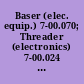 Baser (elec. equip.) 7-00.070; Threader (electronics) 7-00.024 Technical Report on Development of USES Aptitude Test Battery.