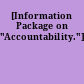 [Information Package on "Accountability."]