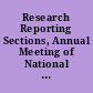Research Reporting Sections, Annual Meeting of National Council of Teachers of Mathematics (53rd, Denver, Colorado, April 23-26, 1975). Mathematics Education Information Report