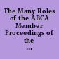 The Many Roles of the ABCA Member Proceedings of the 1975 Southwest American Business Communication Association Spring Conference /