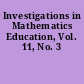 Investigations in Mathematics Education, Vol. 11, No. 3