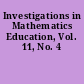 Investigations in Mathematics Education, Vol. 11, No. 4