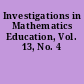 Investigations in Mathematics Education, Vol. 13, No. 4
